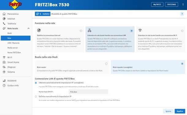 Come configurare FRITZ Box