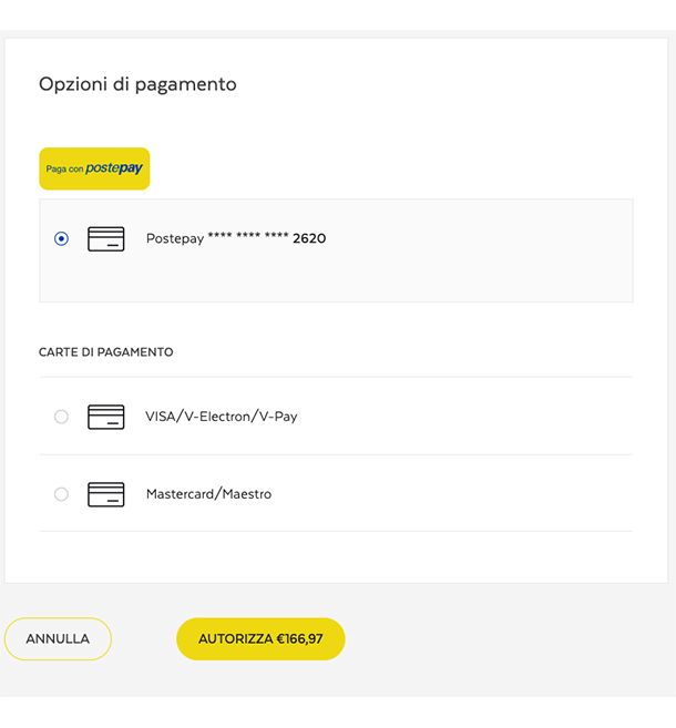 Pagare bollo online con le Poste