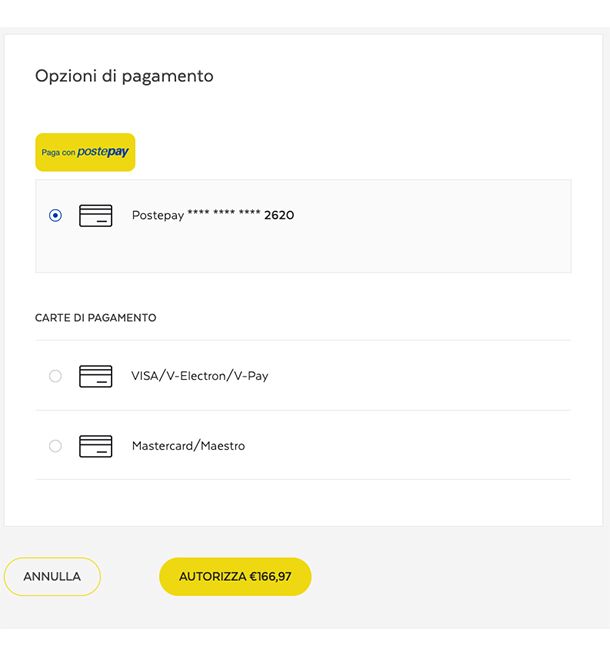 Pagare bollo online con le Poste