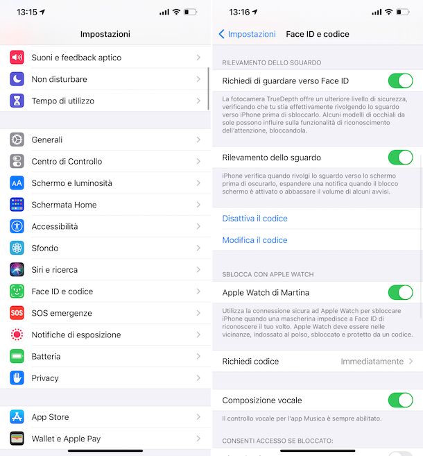 Sblocco iPhone con Apple Watch