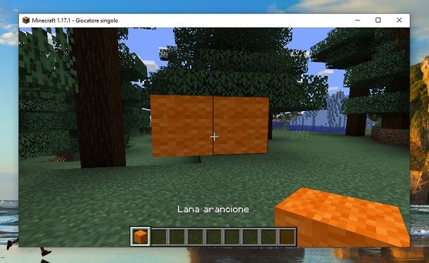 Secondo blocco Lana Minecraft