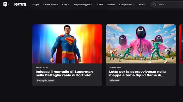 Eventi ufficiali Epic Games