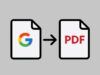Come trasformare un documento Google in PDF