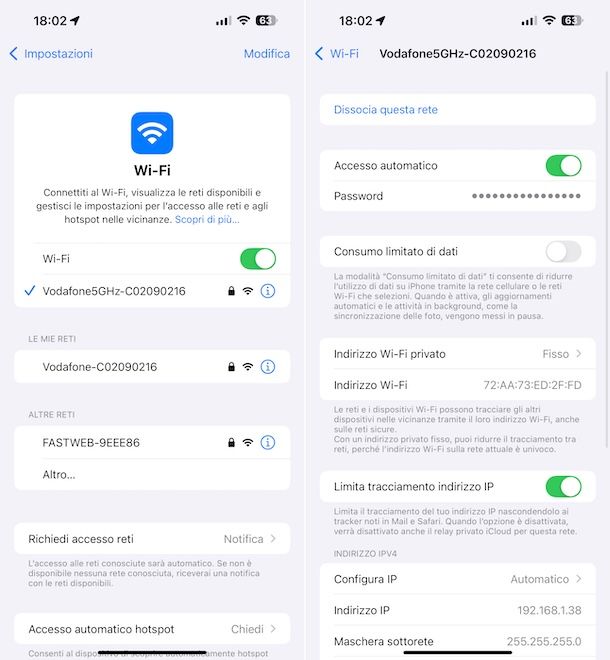 WiFi iOS