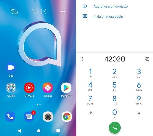 Vodafone segreteria da smartphone