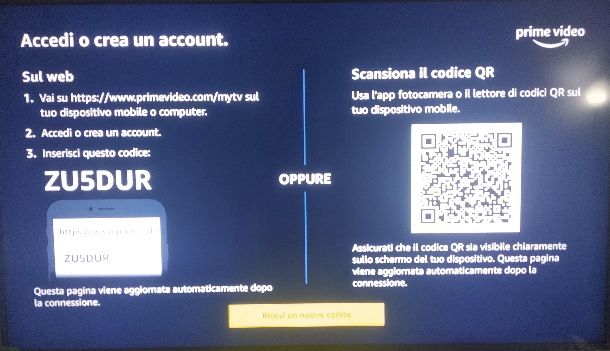 Come associare Sky Q all'account Amazon Prime