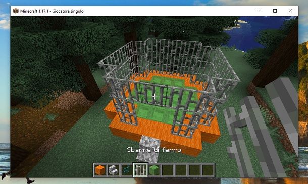 Trampolino finito Minecraft