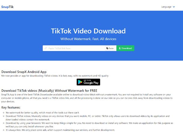 Come scaricare video da TikTok online