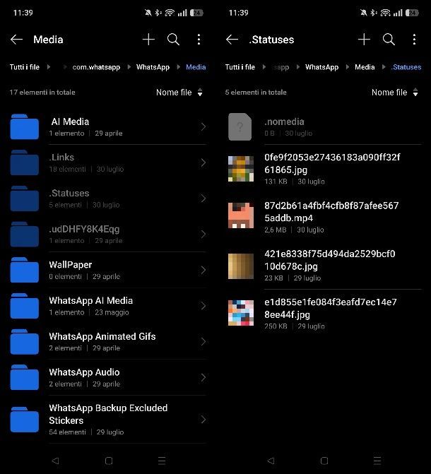 Come salvare lo stato di WhatsApp degli altri