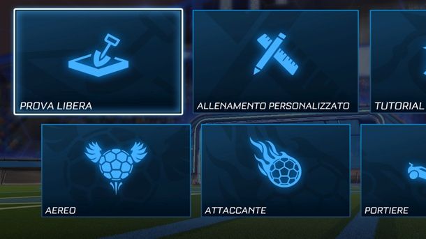 Allenamento Prova Libera Rocket League