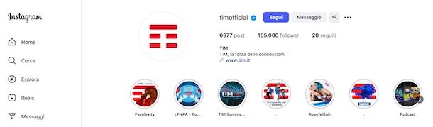 TIM Official Instagram