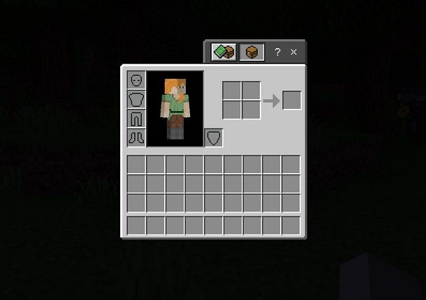 Inventario Bedrock Edition