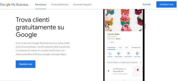 come funziona google my business