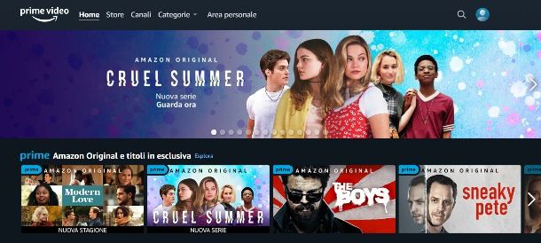 Informazioni preliminari su Amazon Prime Video