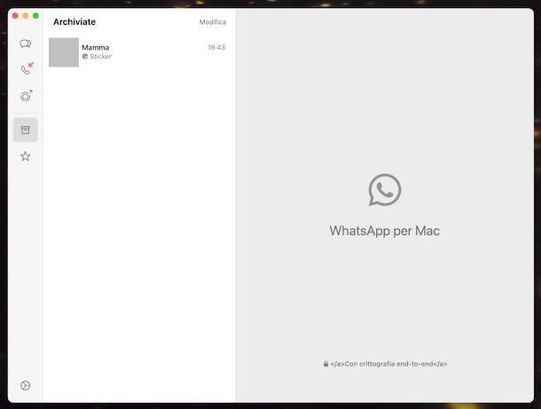 WhatsApp Mac