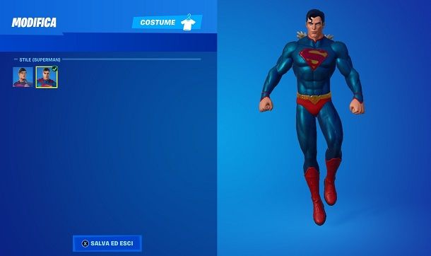 Come usare la skin di Superman su Fortnite