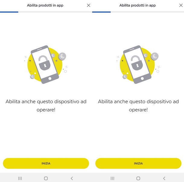 Abilitare un nuovo dispositivo all'app Postepay