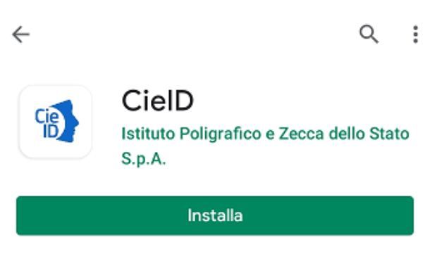 Scaricare app CieID