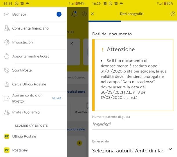 Attivazione Libretto Smart in app 