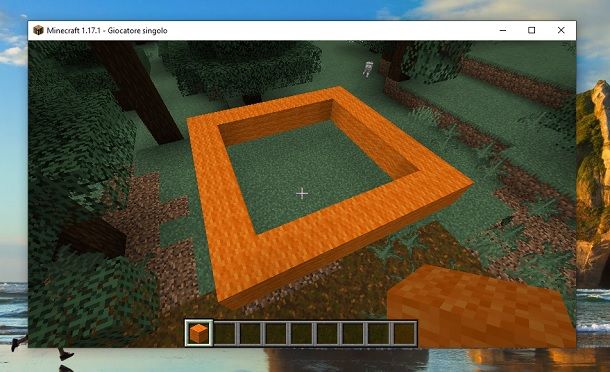 Quadrato lana Minecraft