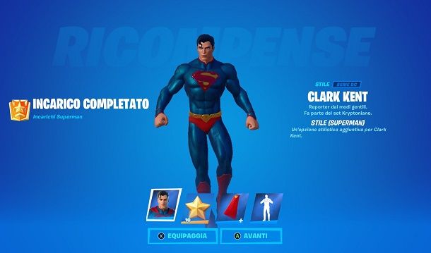 Come sbloccare la skin di Superman su Fortnite