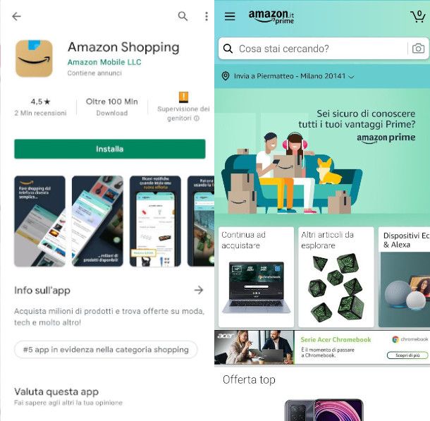 App di Amazon