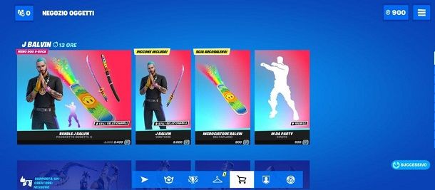 Bundle J Balvin Negozio Fortnite