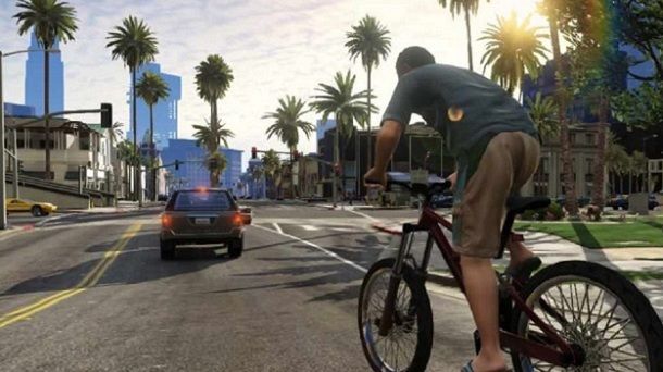 GTA 5 visuale Bicicletta