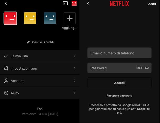 Netflix accedere con un altro account