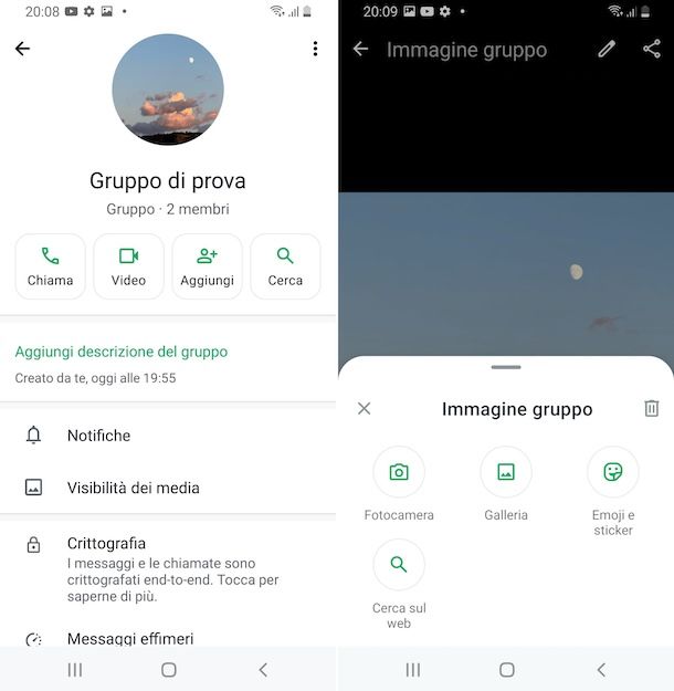 WhatsApp gruppo