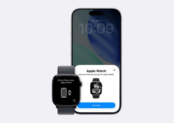Apple Watch configurazione