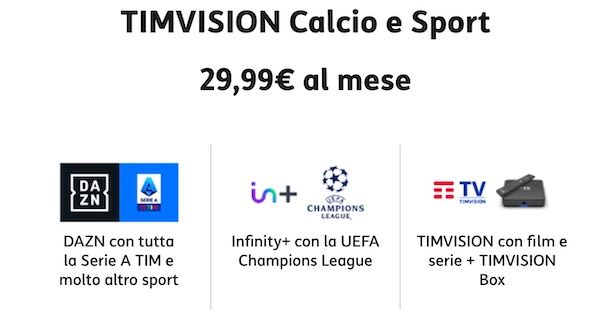 TIMVISION Calcio e Sport