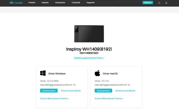 Come collegare la tavoletta grafica al PC