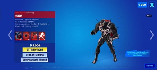 Come sbloccare Venom su Fortnite