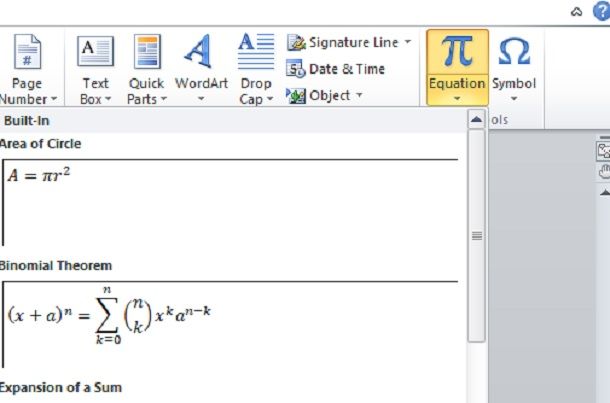 Come inserire formule matematiche in Word usando LaTeX