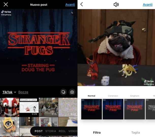 Come mettere video musicali su Instagram da Android e iOS