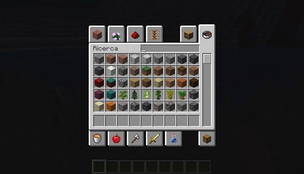 Inventario Minecraft