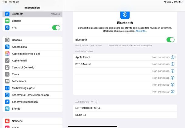 Come collegare il mouse al tablet