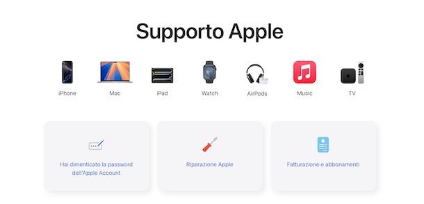 Assistenza Apple