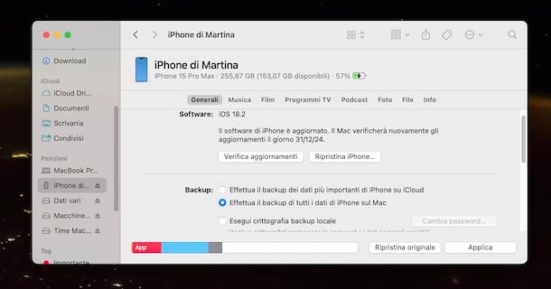 Backup iPhone Finder