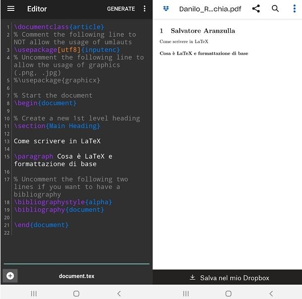 App per scrivere in LaTeX da smartphone e tablet