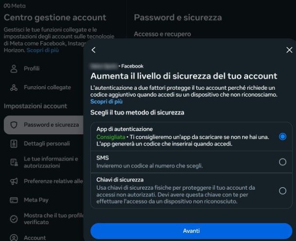 Autenticazione a due fattori