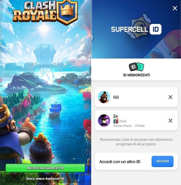 Come avere 2 account su Clash Royale Android