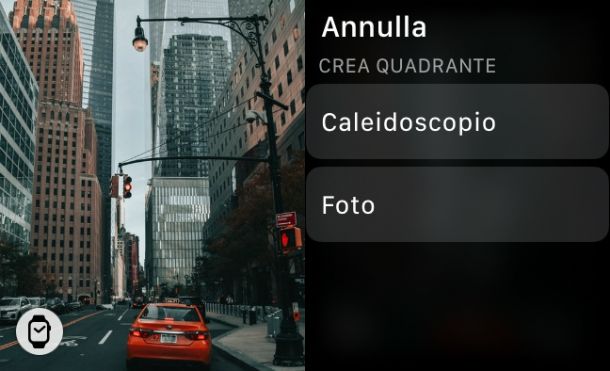 Crea quadrante Foto Apple Watch