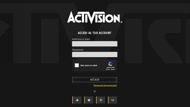 Login Account Activision