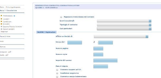 Come si registra un contratto di affitto on line con RLI