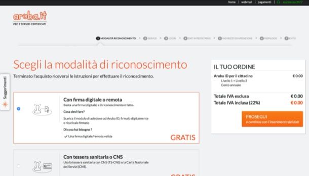 Come fare identità SPID gratis