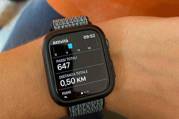 Come attivare il contapassi su Apple Watch