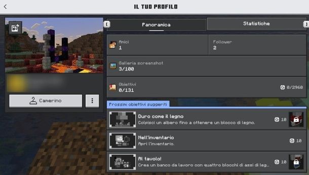 Come vedere gli screenshot di Minecraft Bedrock Edition