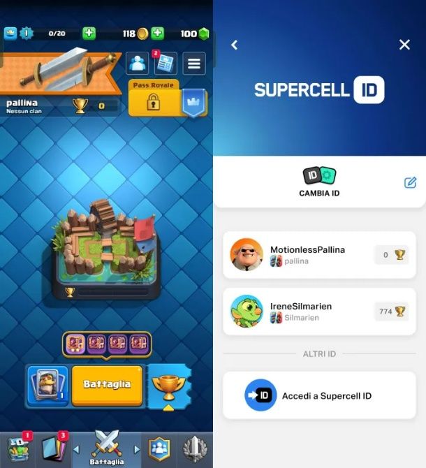 Come avere 2 account Clash Royale